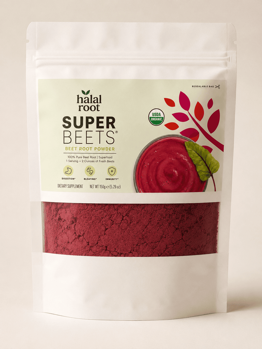 SUPER BEETS - 100% ORGANIC BEET ROOT POWDER